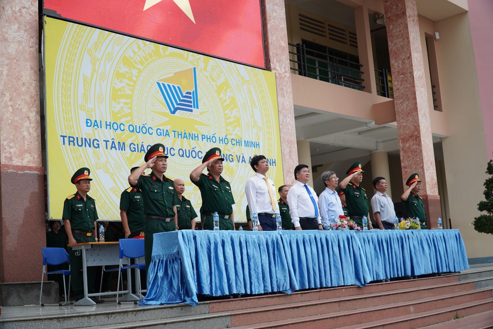 LỄ KHAI GIẢNG KHÓA 452 GIÁO DỤC QUỐC PHÒNG AN NINH TẠI TRUNG TÂM GDQPAN, ĐHQG-HCM GẦN 5.000 SINH VIÊN NHẬP HỌC KHÓA 452 TẠI TRUNG TÂM GDQPAN, ĐHQG-HCM