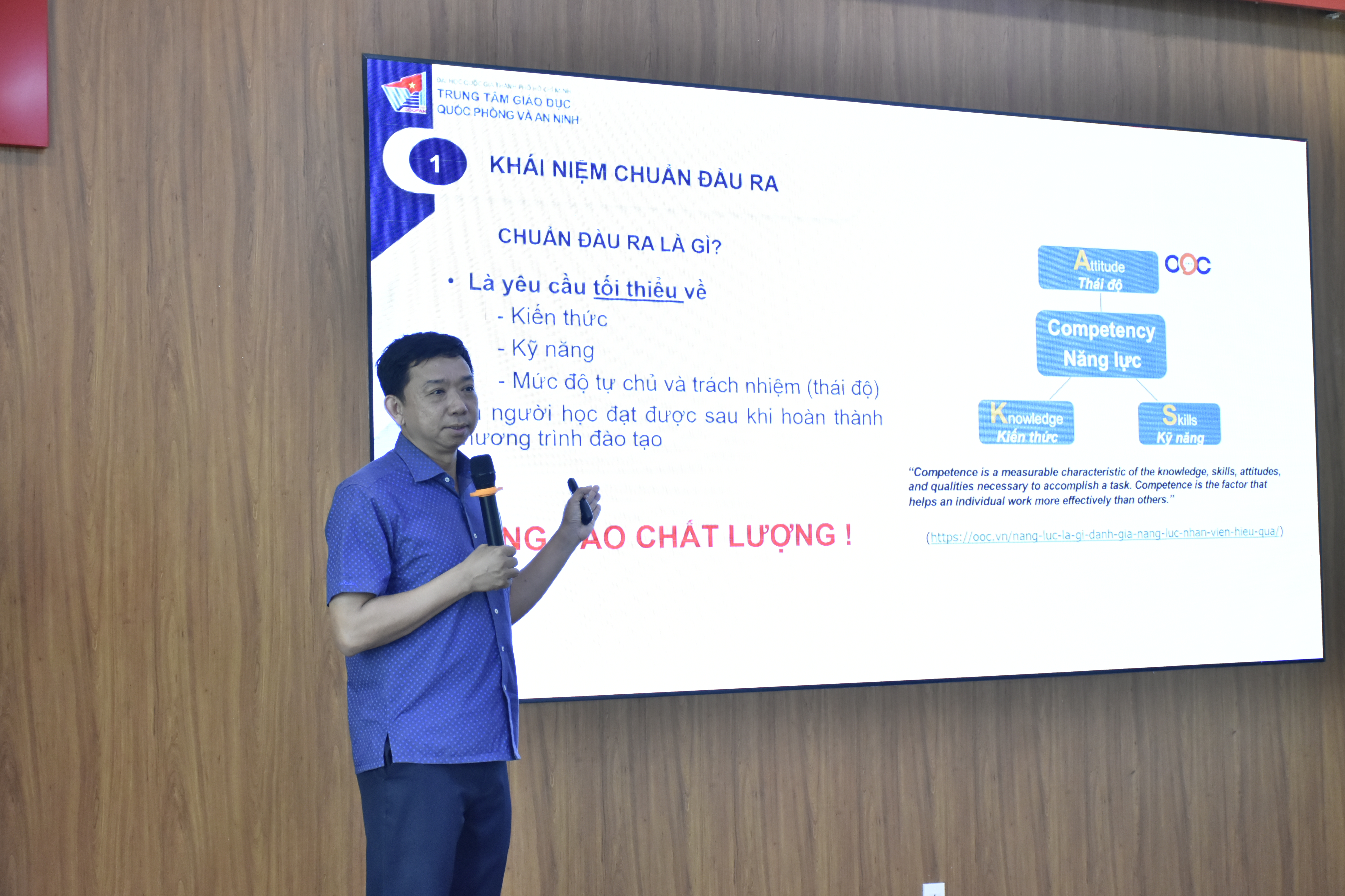 TRUNG TÂM GIÁO DỤC QUỐC PHÒNG VÀ AN NINH TỔ CHỨC TẬP HUẤN GIẢNG VIÊN NĂM 2025