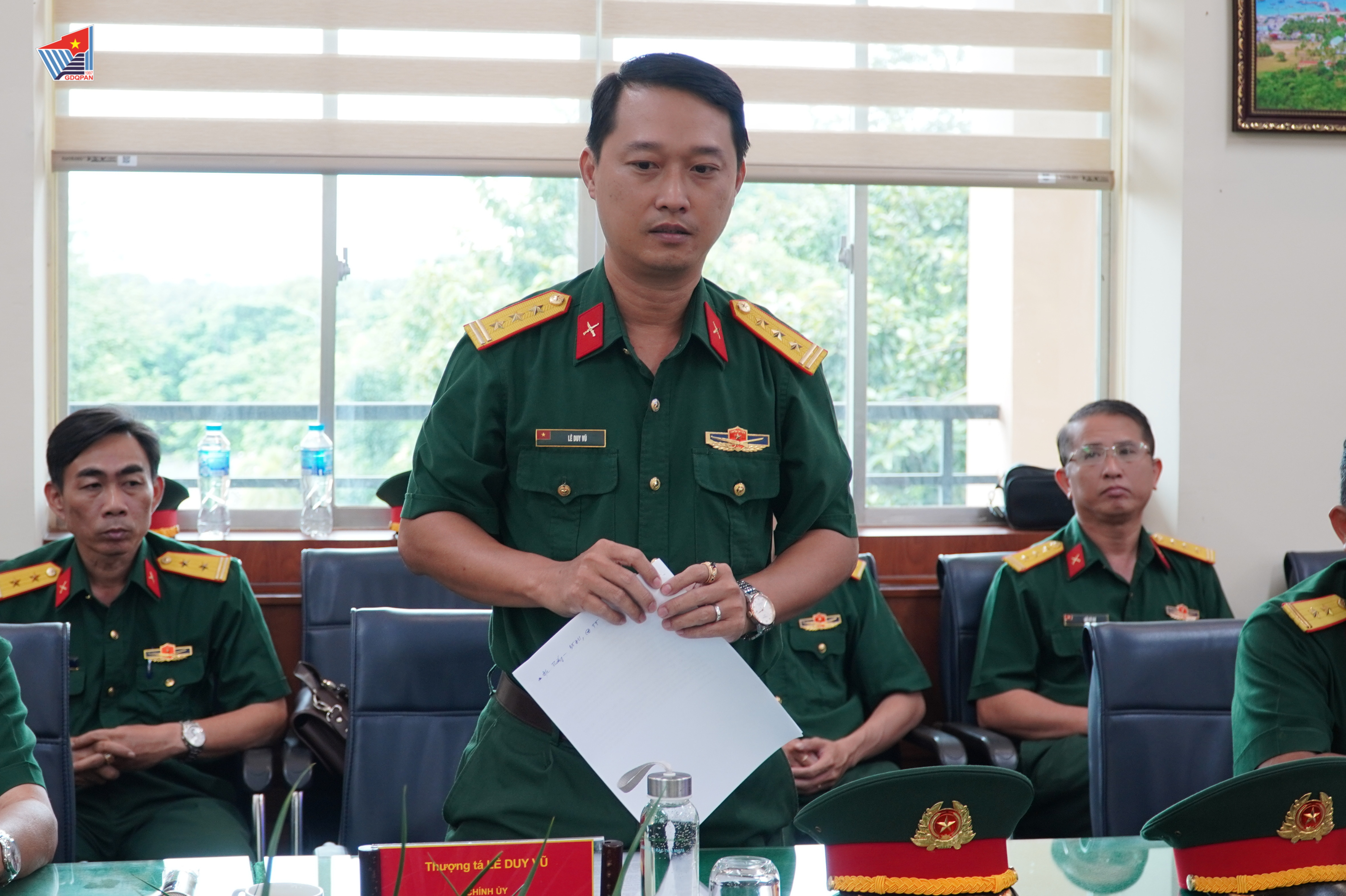 CHÀO MỪNG ĐOÀN CÔNG TÁC TRUNG TÂM GIÁO DỤC QUỐC PHÒNG VÀ AN NINH, TRƯỜNG QUÂN SỰ BỘ TƯ LỆNH THÀNH PHỐ HỒ CHÍ MINH ĐẾN THAM QUAN, HỌC TẬP KINH NGHIỆM TẠI TRUNG TÂM GIÁO DỤC QUỐC PHÒNG VÀ AN NINH, ĐHQG-HCM